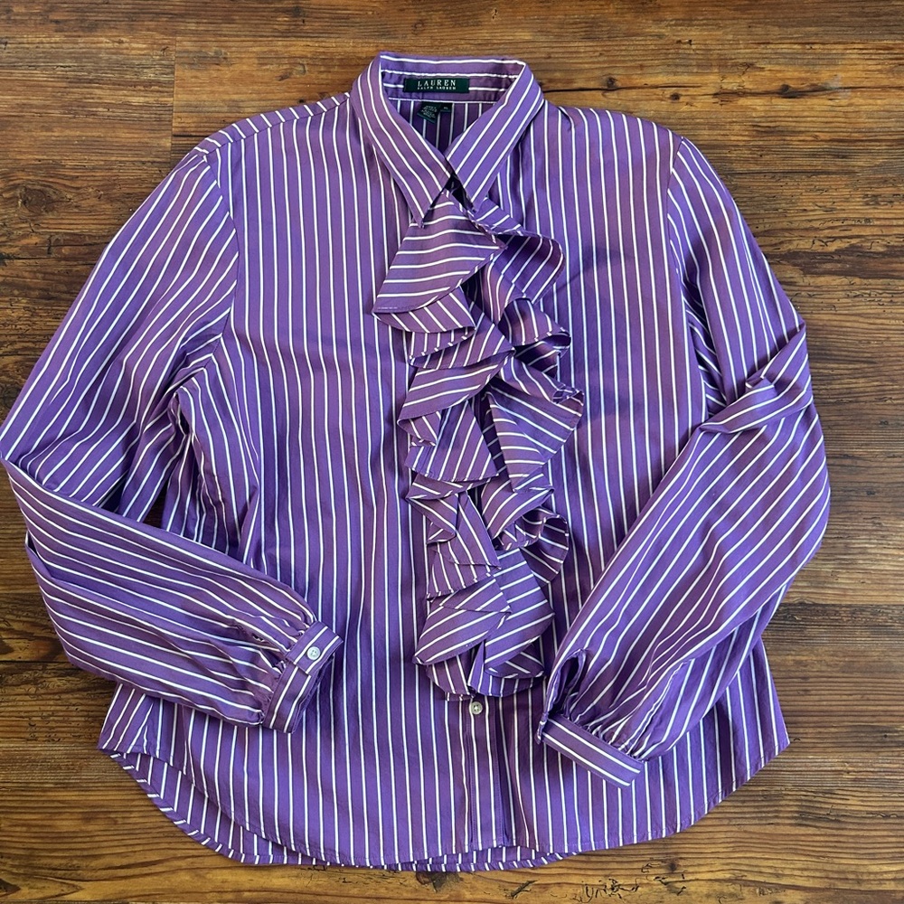 Ralph Lauren Striped Button Up Shirt